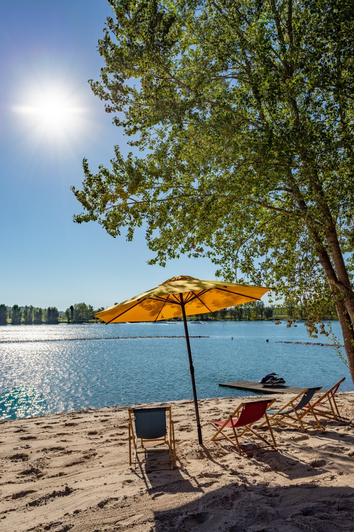 plage lac de baurech gironde